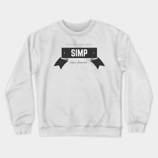 Virtual youtuber simp logo retro Crewneck Sweatshirt